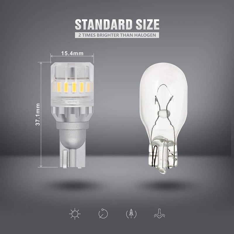 SIR IUS LED - FT- 921 922 579 LED Canbus Reverse Backup Trunk Light Bulb for Car Truck Super Bright High Power 3030+4014 SMD White 6500K Pack of 2 - Image 5